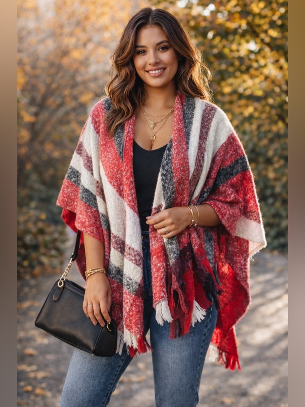 Nine West poncho OS - Picture 1 of 7